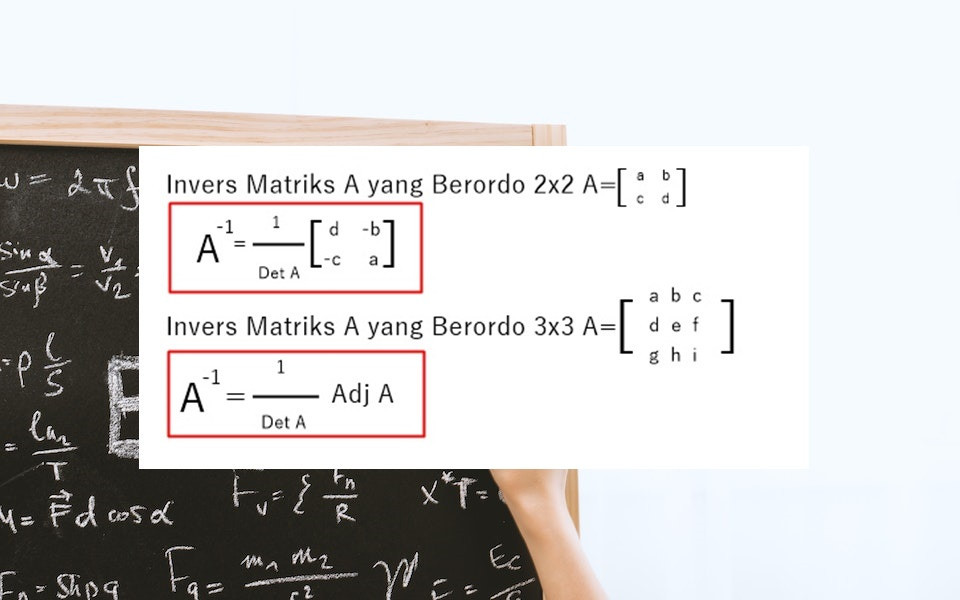 Memahami Invers Matriks dan Istilahnya Dalam Matematika - Pengertian Invers Matriks
